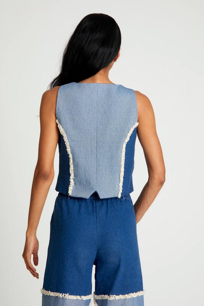 Wild Pony Chaleco Vaquero Patchwork