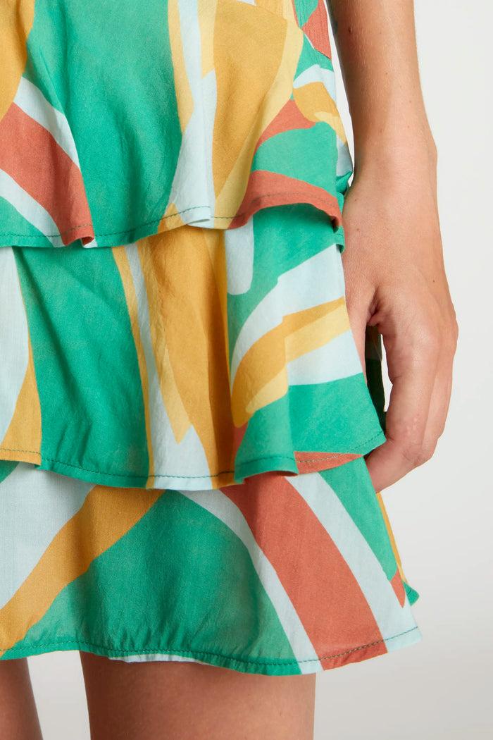 Wild Pony Falda Corta Estampado Floral Bromelia