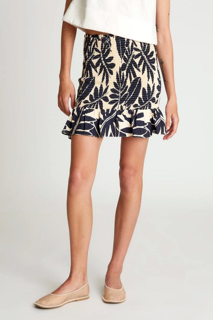 wild pony Falda corta estampado floral Filodendro