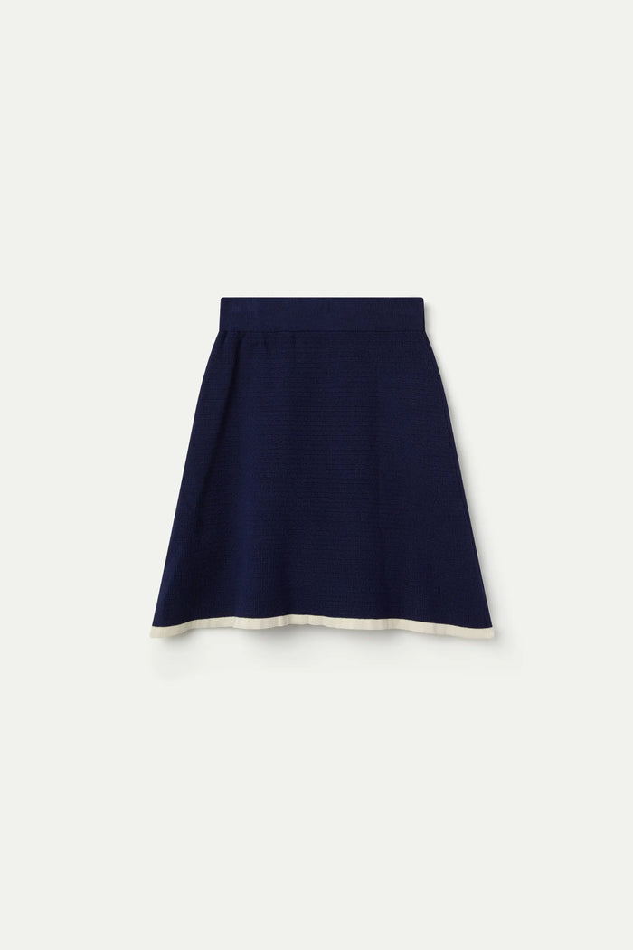 Wild Pony Falda Corta Punto Azul Marino