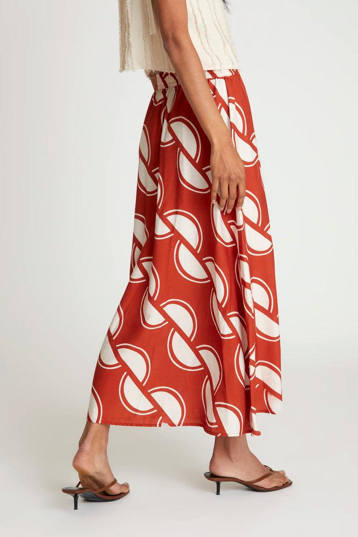 Wild Pony Falda Larga Estampado Geométrico Coco