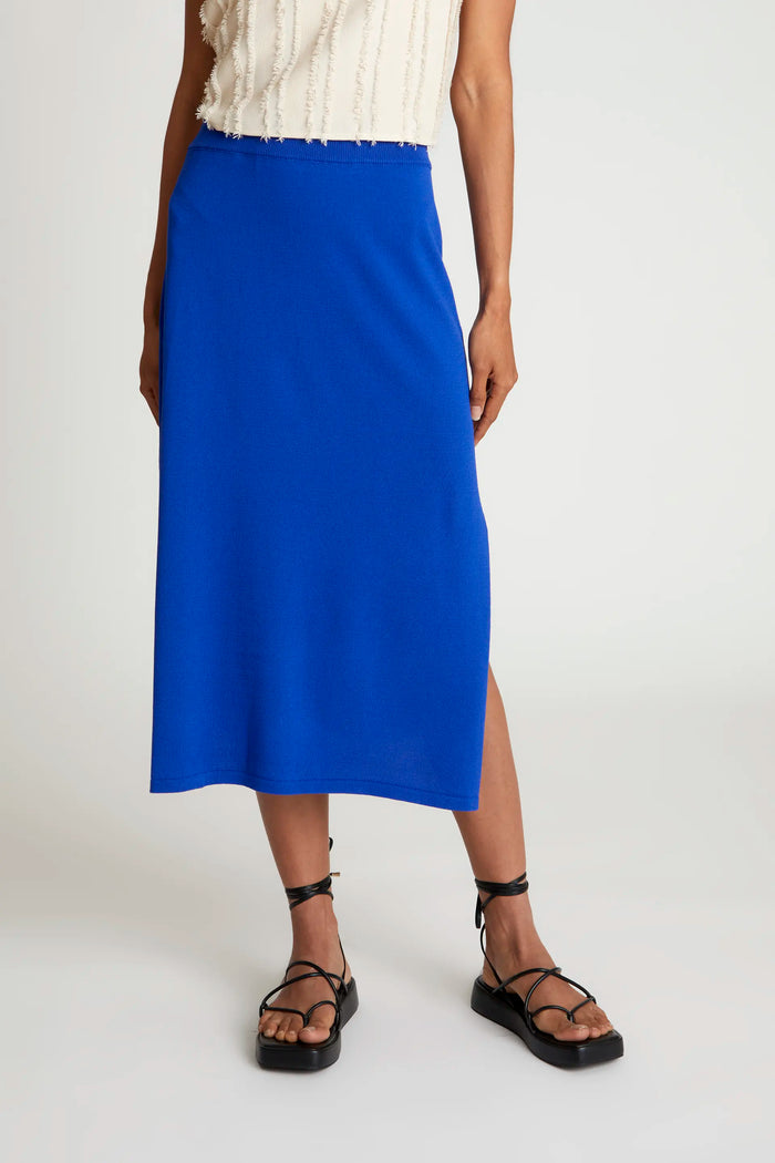 wild pony Falda midi de punto azul