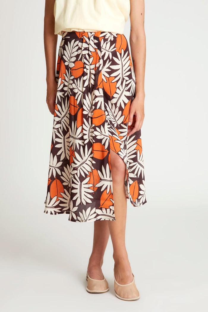 wild pony Falda midi estampado floral Vegetal