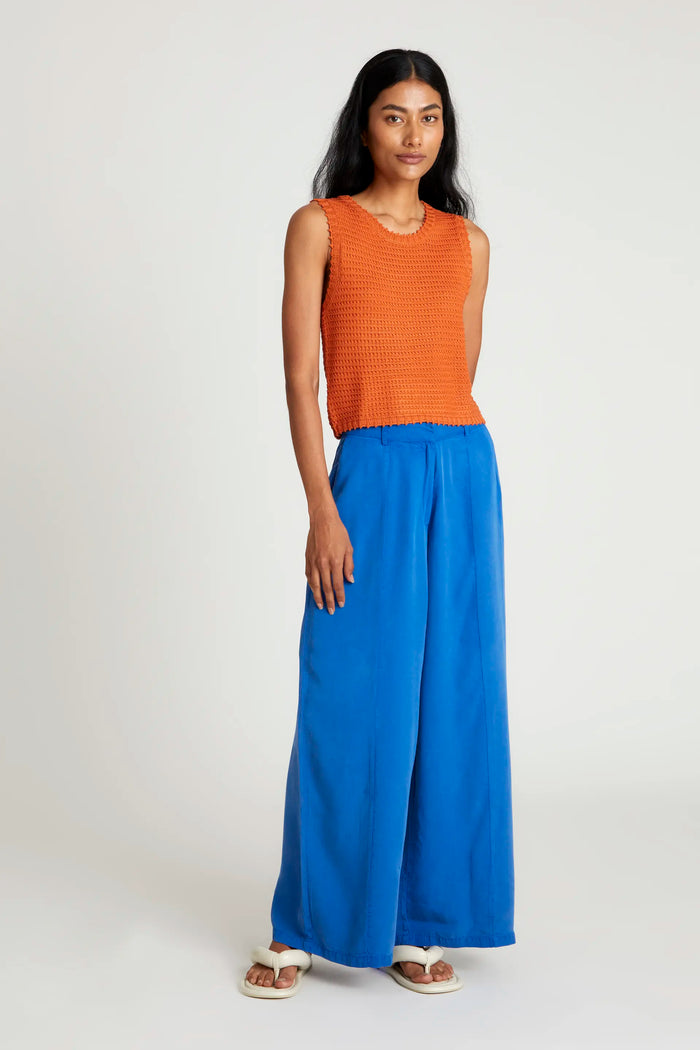 Wild Pony Pantalón Largo Amplio Azul