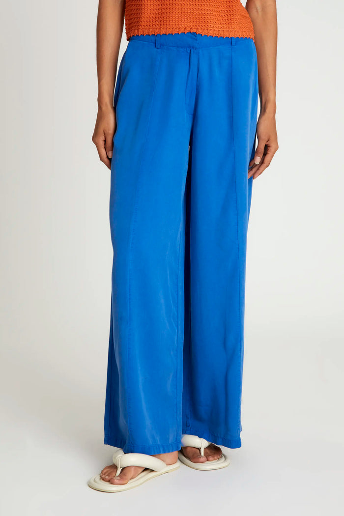 wild pony Pantalón largo amplio azul