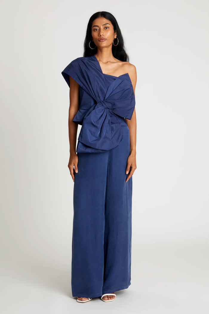 Wild Pony Pantalón Largo Ancho Azul Marino