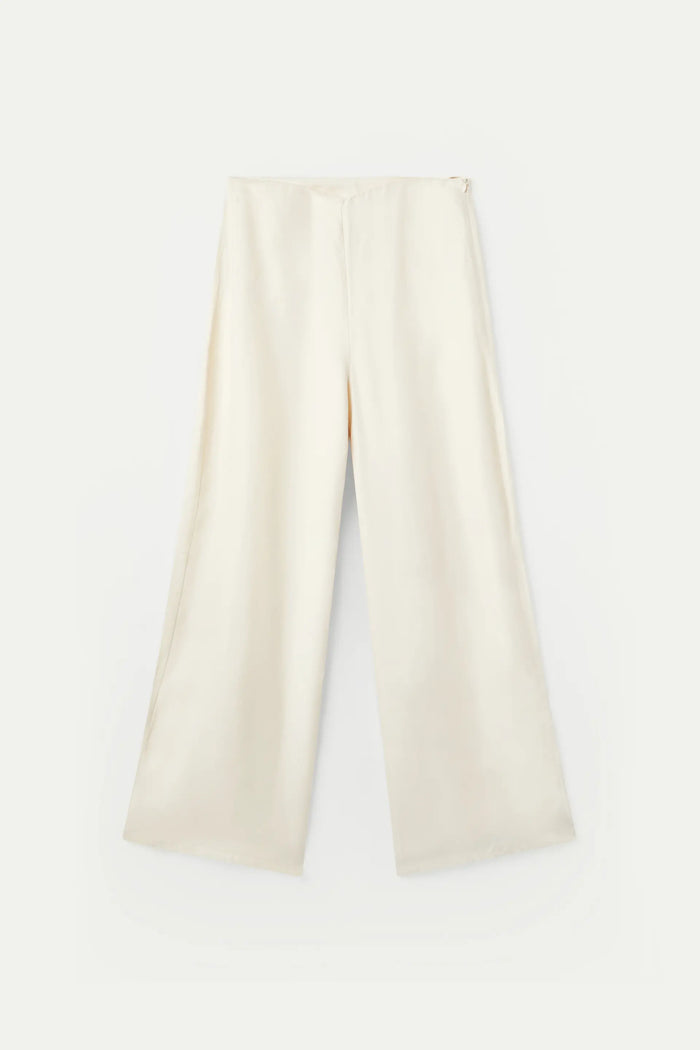 Wild Pony Pantalón Largo Ancho Blanco