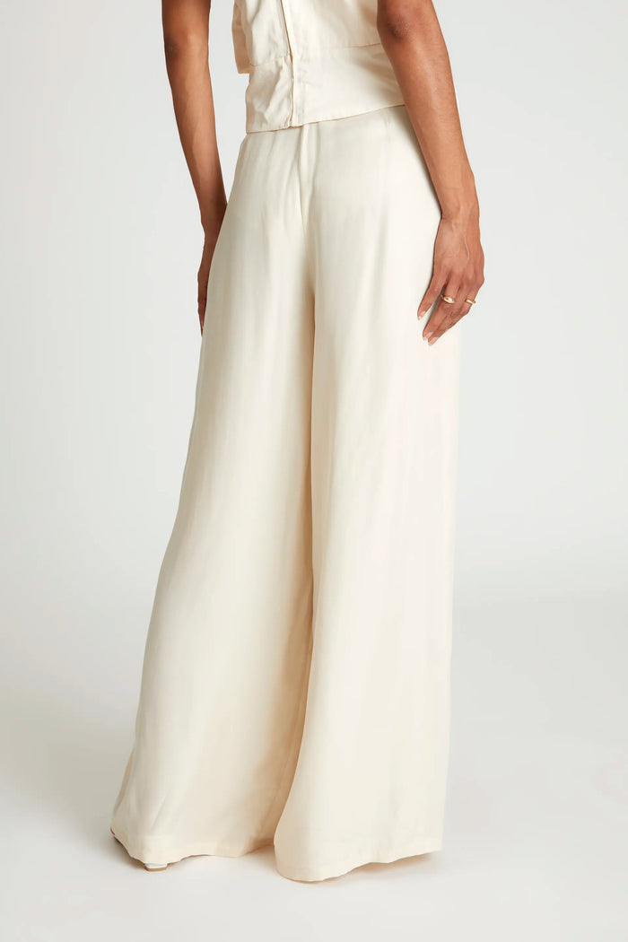 Wild Pony Pantalón Largo Ancho Blanco