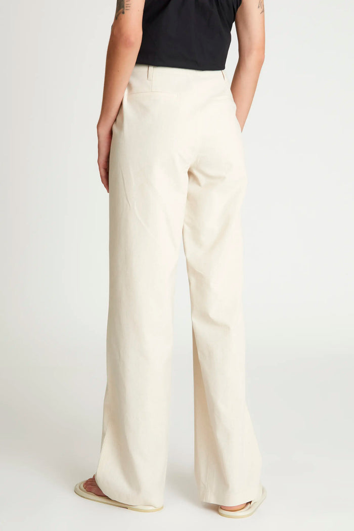 Wild Pony Pantalón Largo Recto Blanco