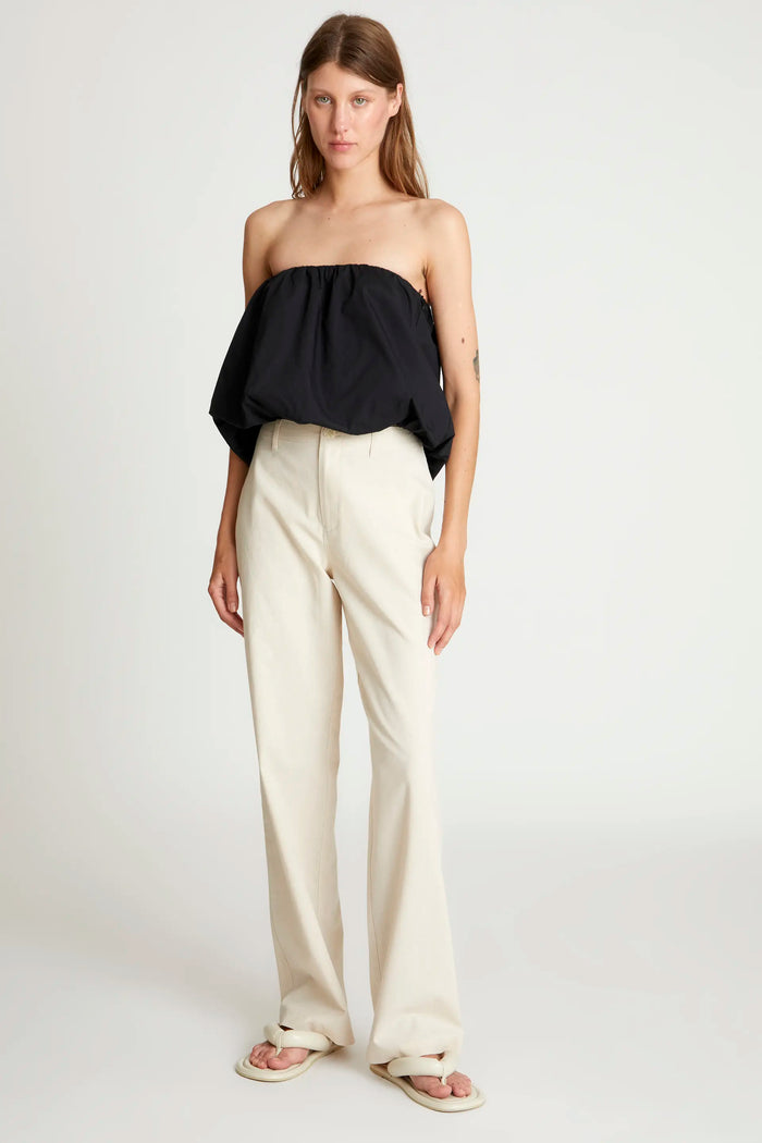 Wild Pony Pantalón Largo Recto Blanco