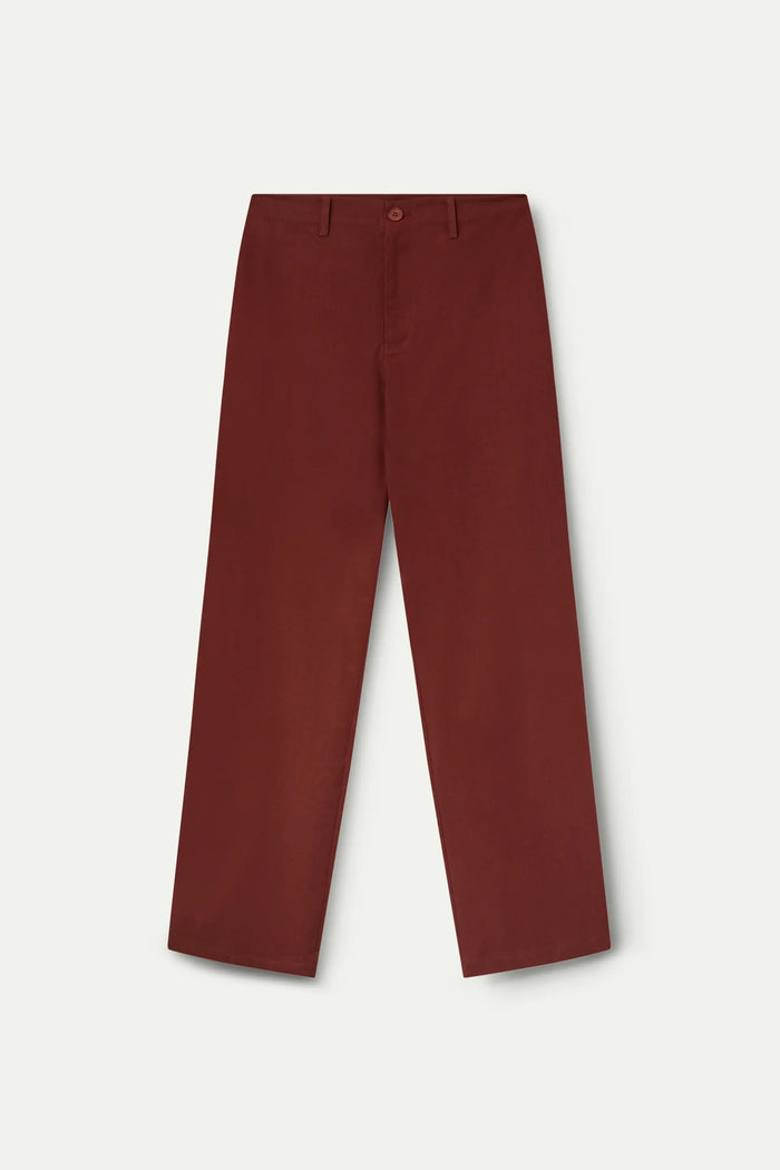 Wild Pony Pantalón Largo Recto Marrón