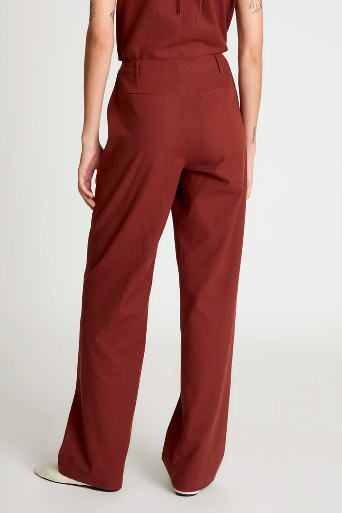 Wild Pony Pantalón Largo Recto Marrón