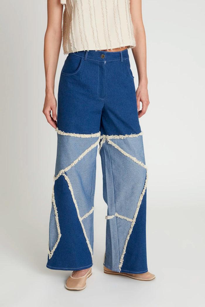 wild pony Pantalón vaquero patchwork