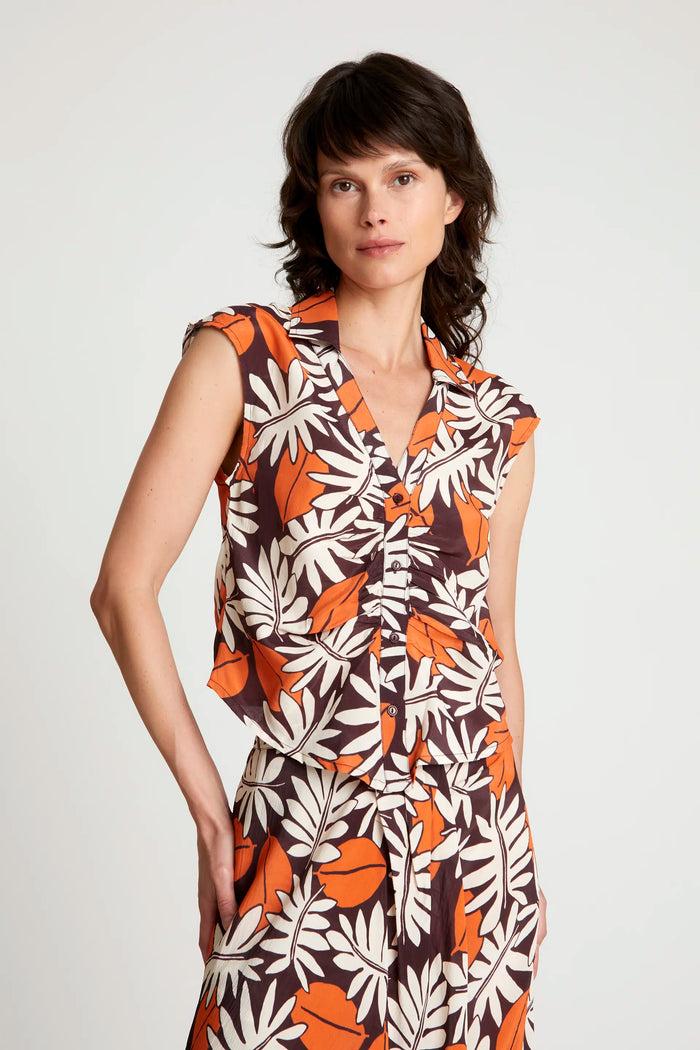 wild pony Top camisero estampado floral Vegetal