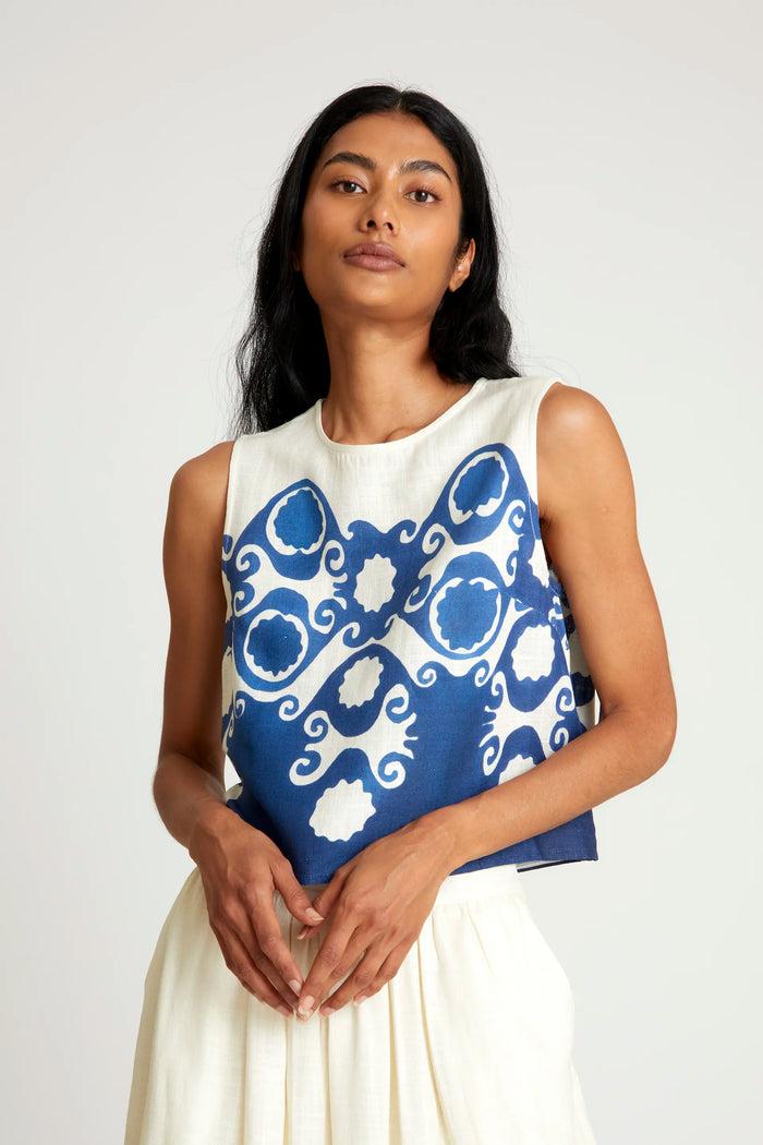 wild pony Top corto estampado Goa