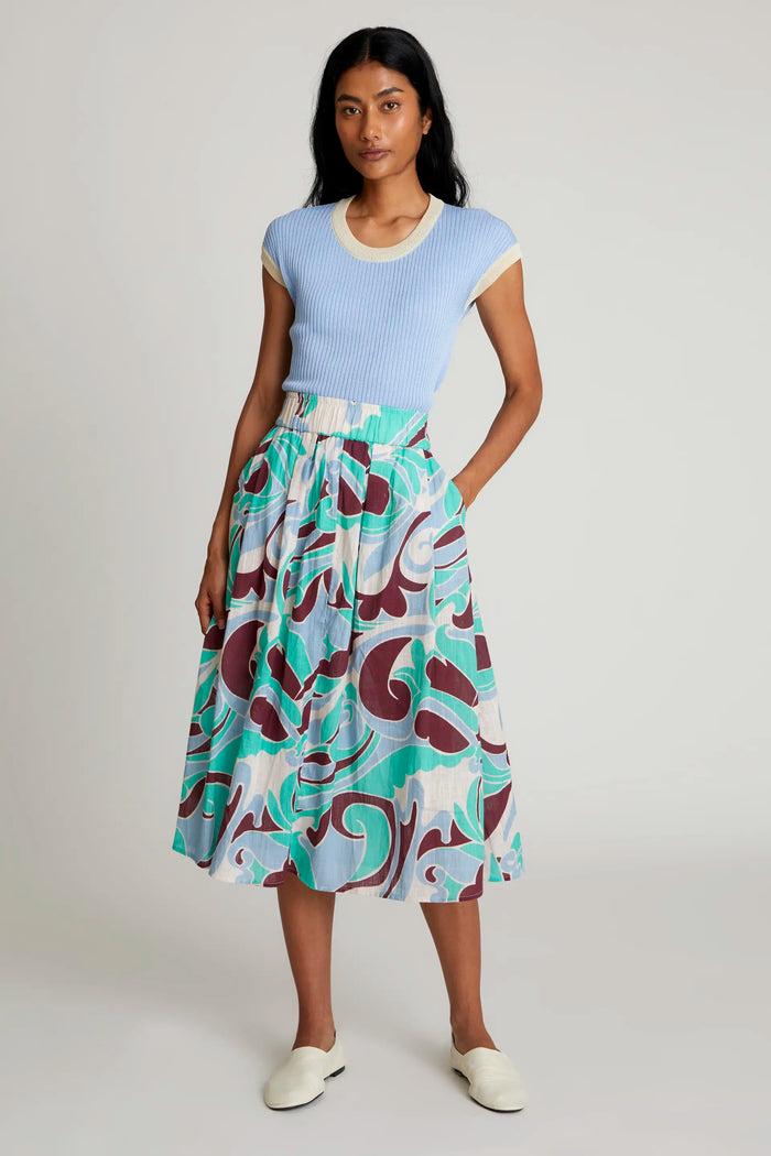 Wild Pony Top De Punto Bicolor Azul