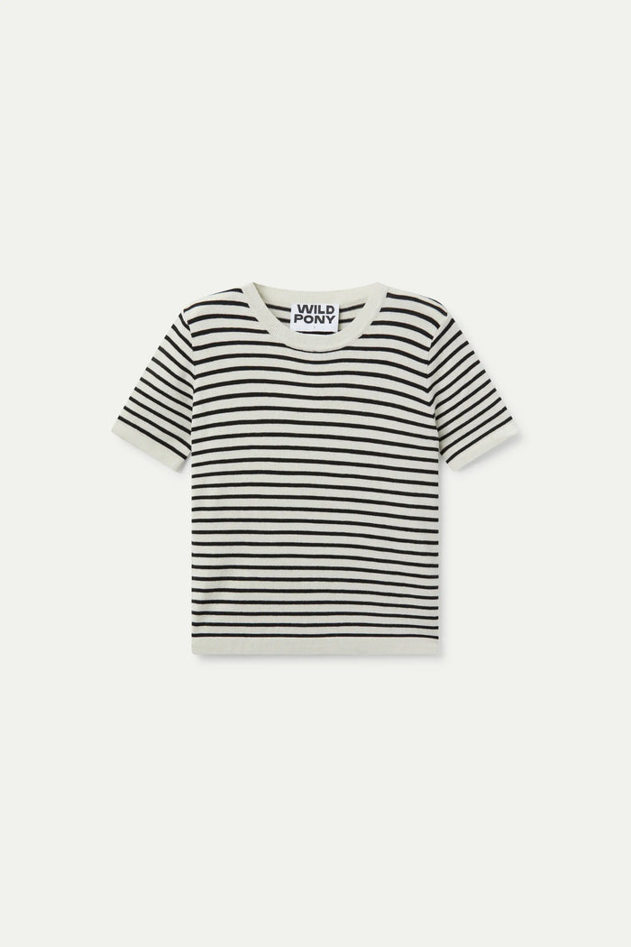 Wild Pony Top De Punto Rayas Negras