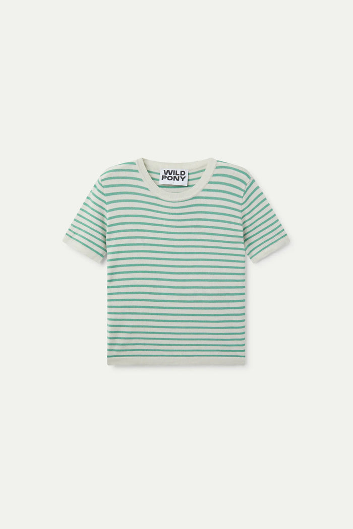 Wild Pony Top De Punto Rayas Verdes