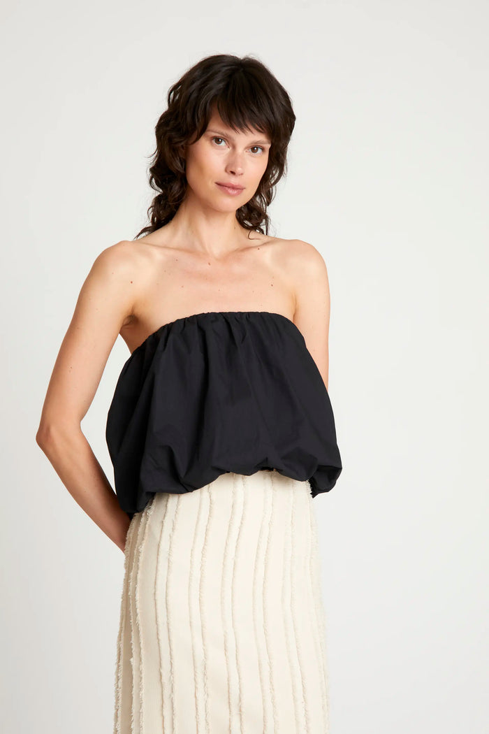 wild pony Top globo sin mangas negro