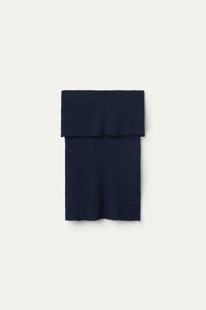 Wild Pony Top Punto Canalé Sin Tirantes Azul