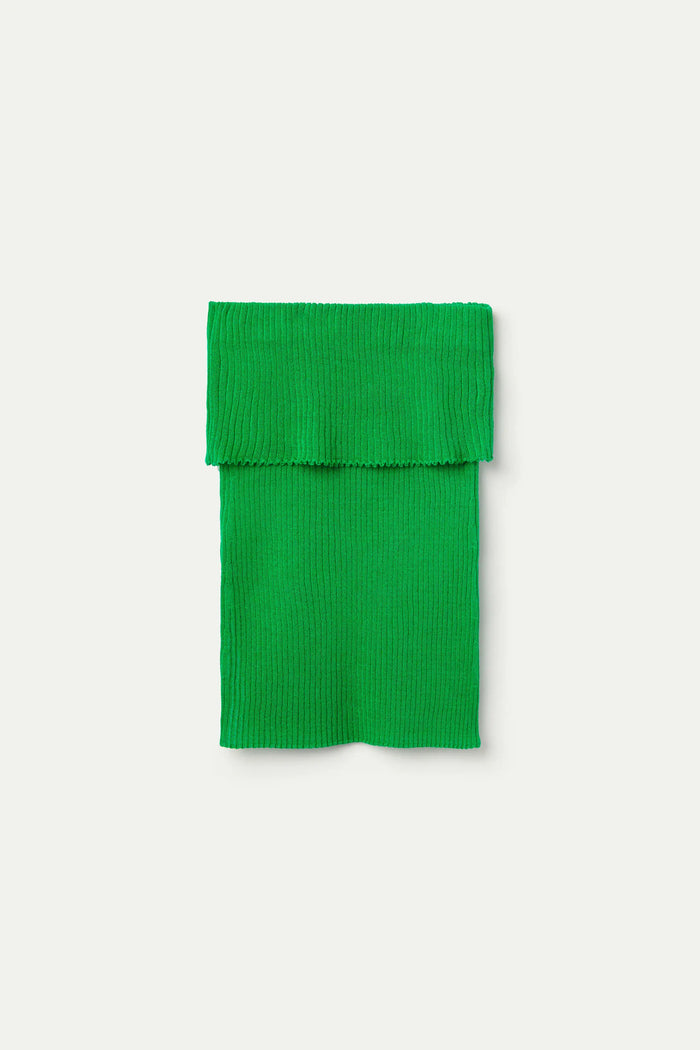 Wild Pony Top Punto Canalé Sin Tirantes Verde