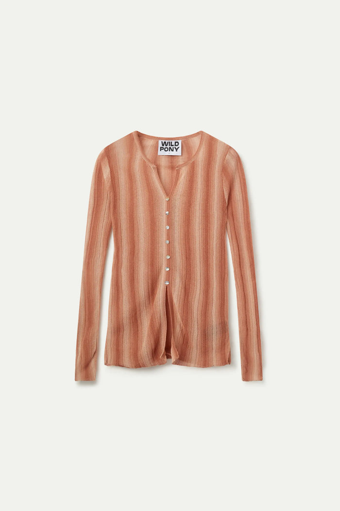 Wild Pony Top Punto Con Botones Marrón