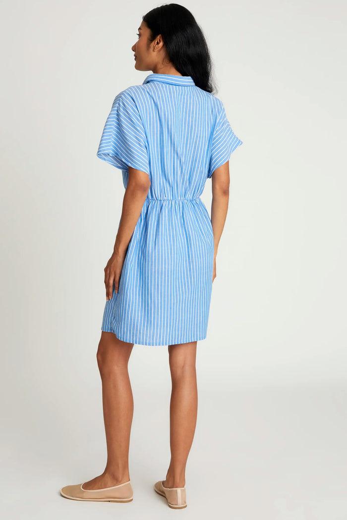 Wild Pony Vestido Corto Estampado De Rayas Azules