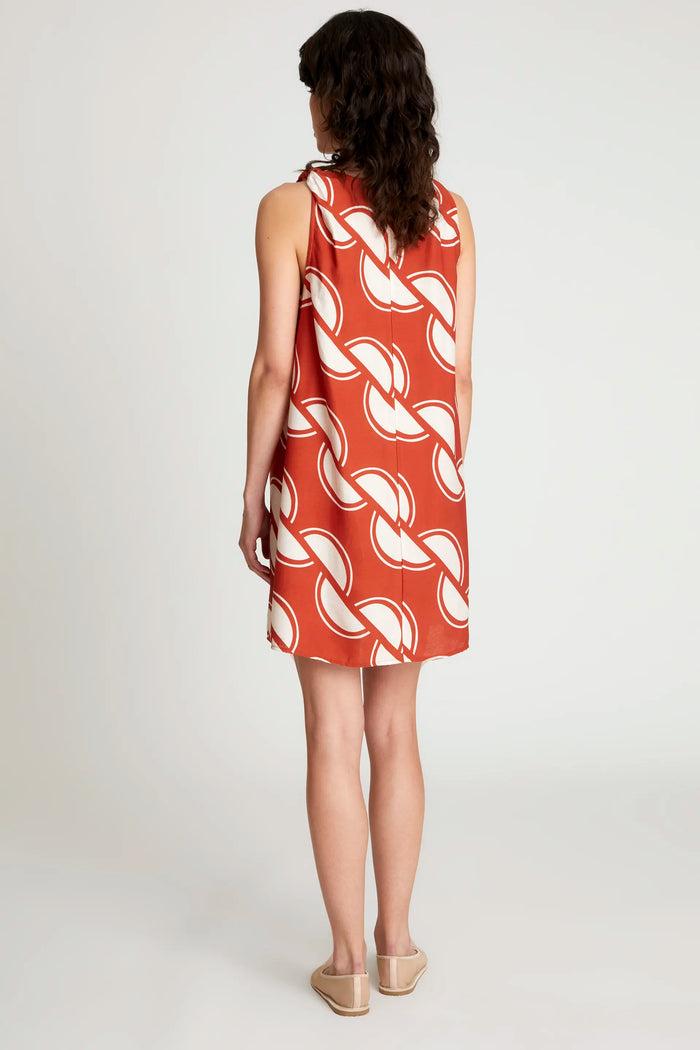 Wild Pony Vestido Corto Estampado Geométrico Coco