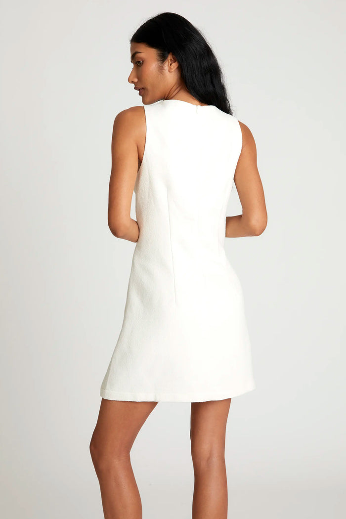 Wild Pony Vestido Corto Tweed Blanco