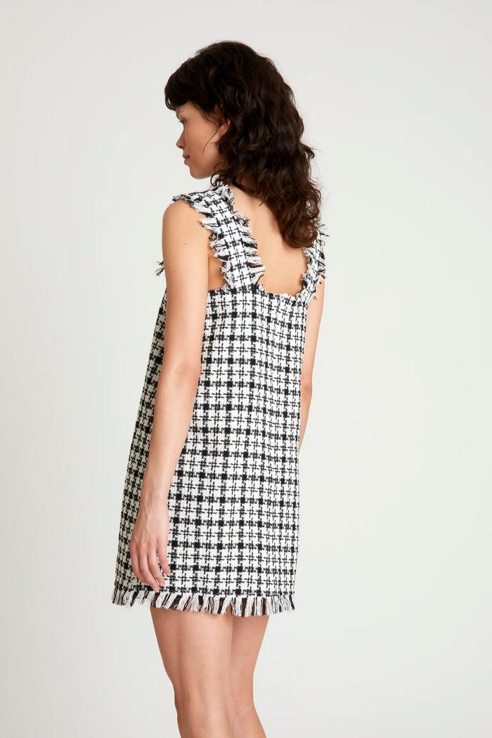 Wild Pony Vestido Corto Tweed Negro