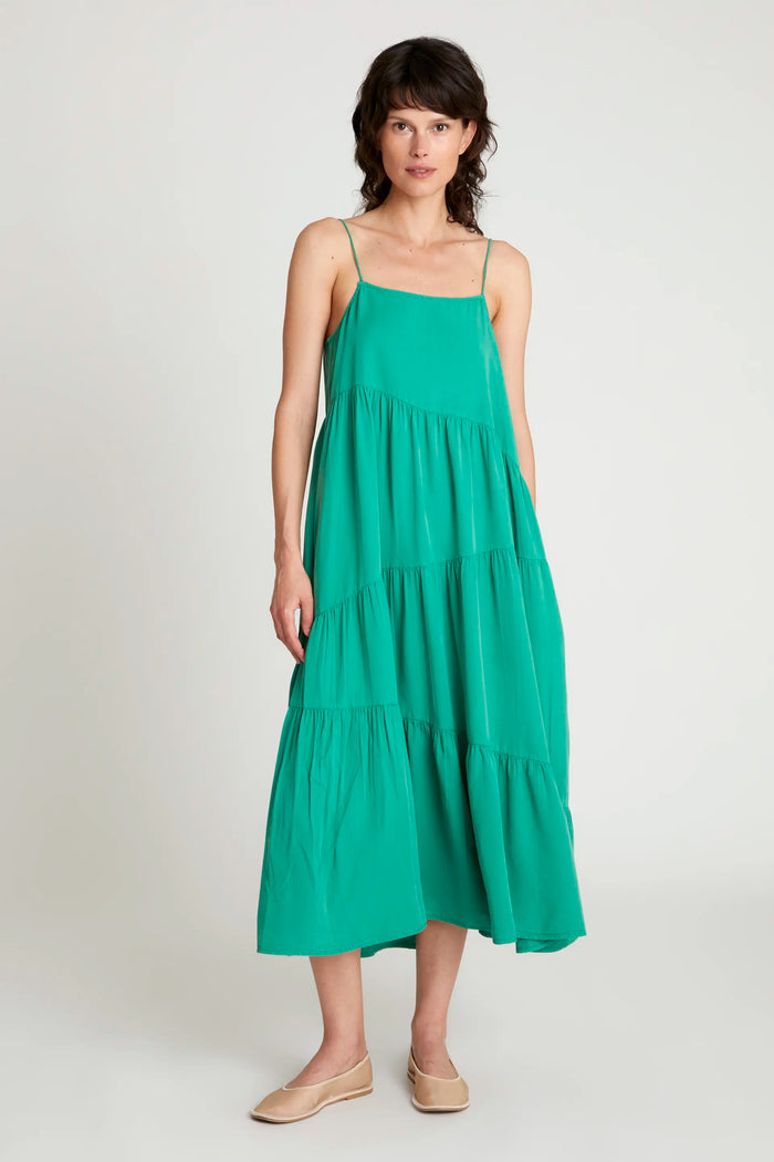 wild pony Vestido largo amplio verde