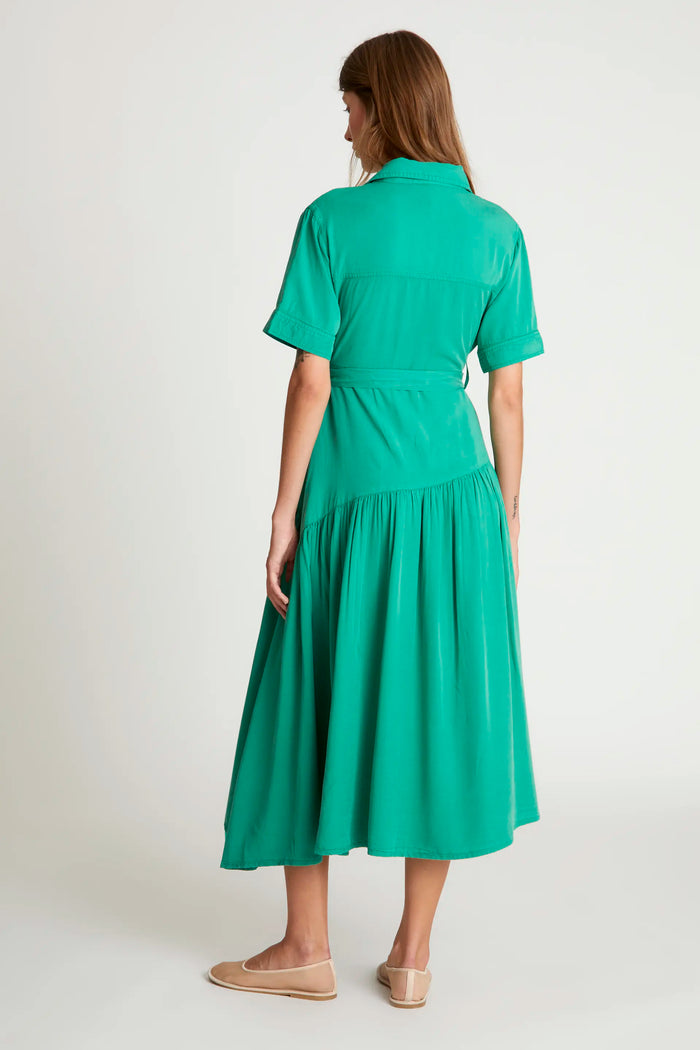 Wild Pony Vestido Largo Camisero Verde