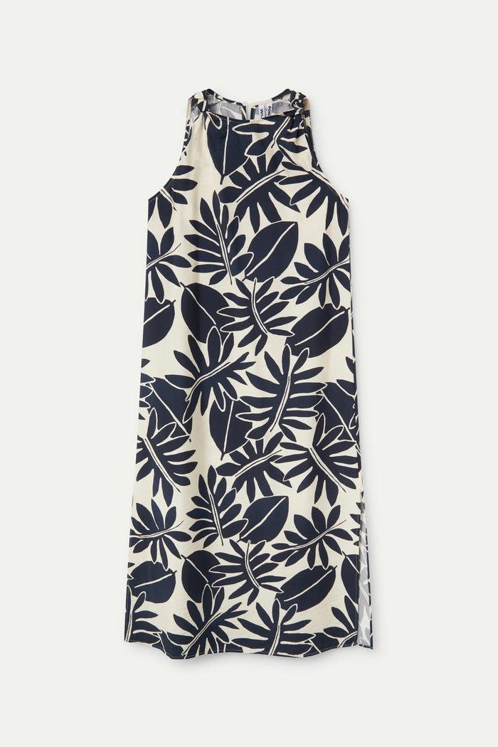 Wild Pony Vestido Largo Floral Filodendro