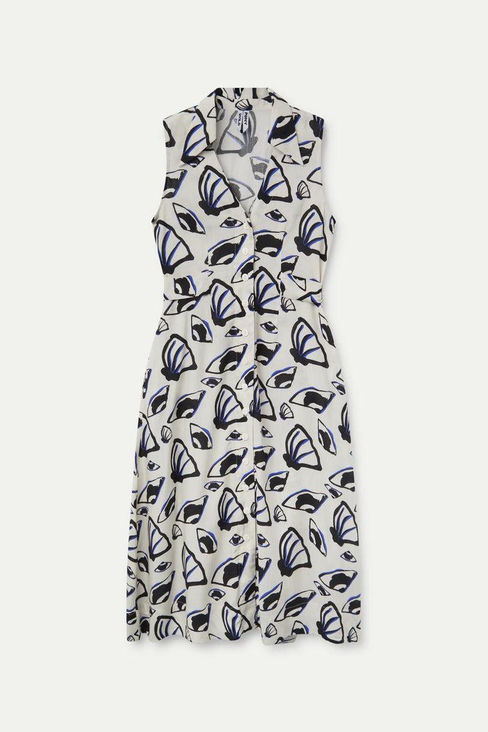 Wild Pony Vestido Midi Estampado Pearl