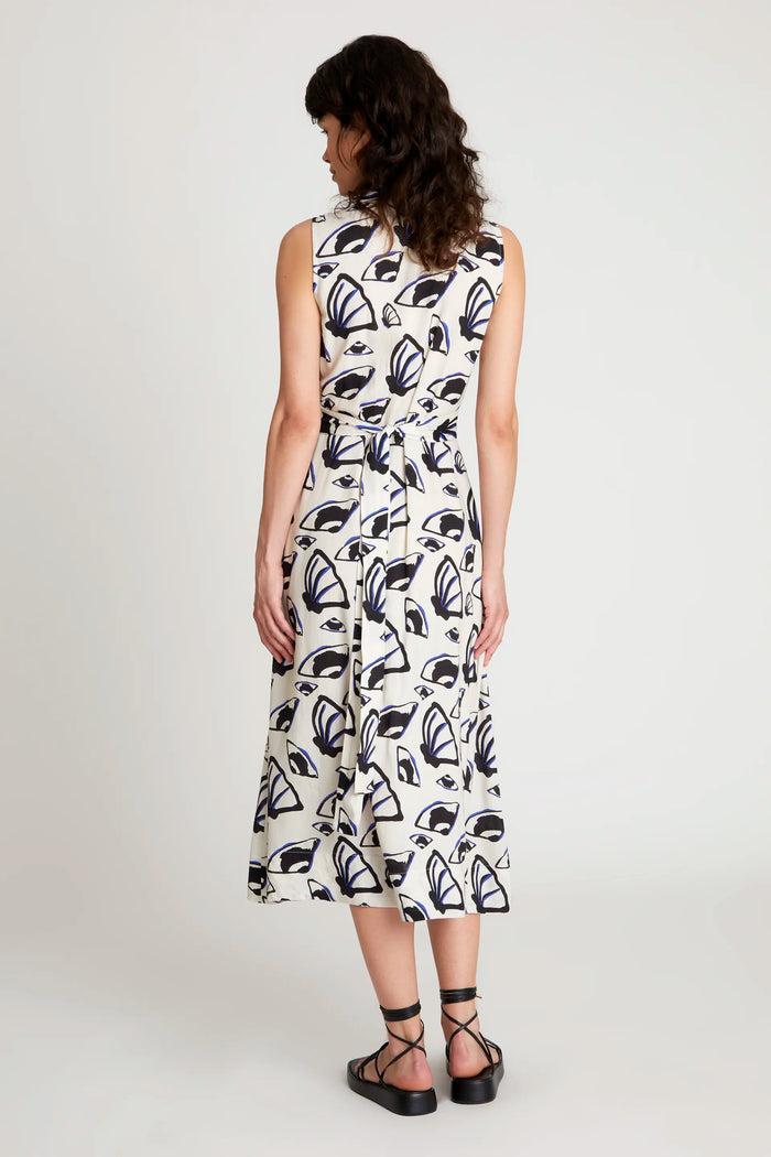 Wild Pony Vestido Midi Estampado Pearl