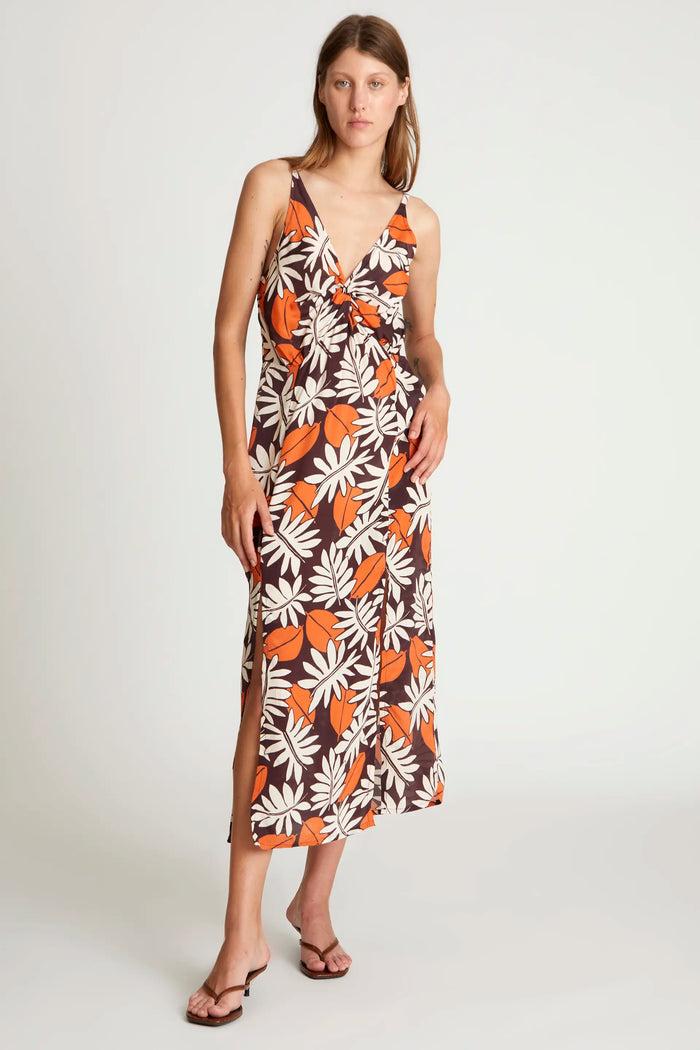 wild pony Vestido midi estampado Vegetal