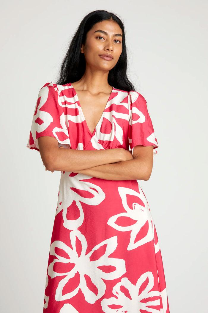 Wild Pony Vestido Midi Floral Gaura