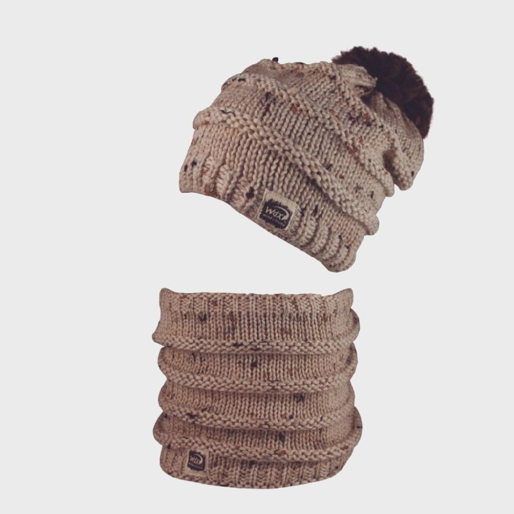 wind x treme PACK BEANIE & NECKWIND JASP BEIGE