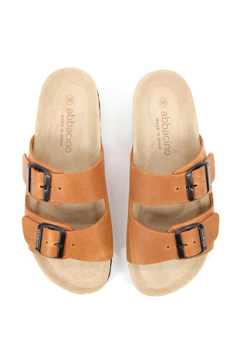 Women'secret Abbacino Sandalia De Piel Plana De Mujer