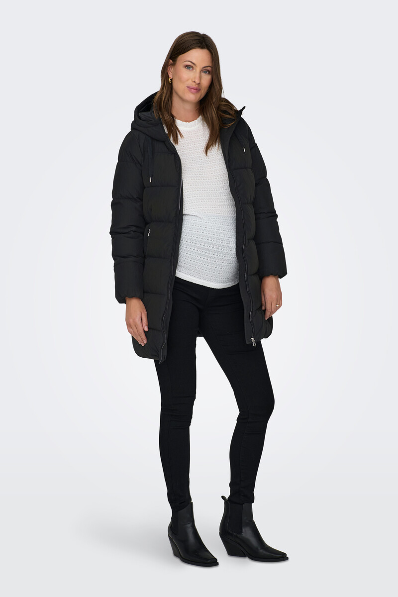 women'secret Abrigo acolchado largo con capucha premamá