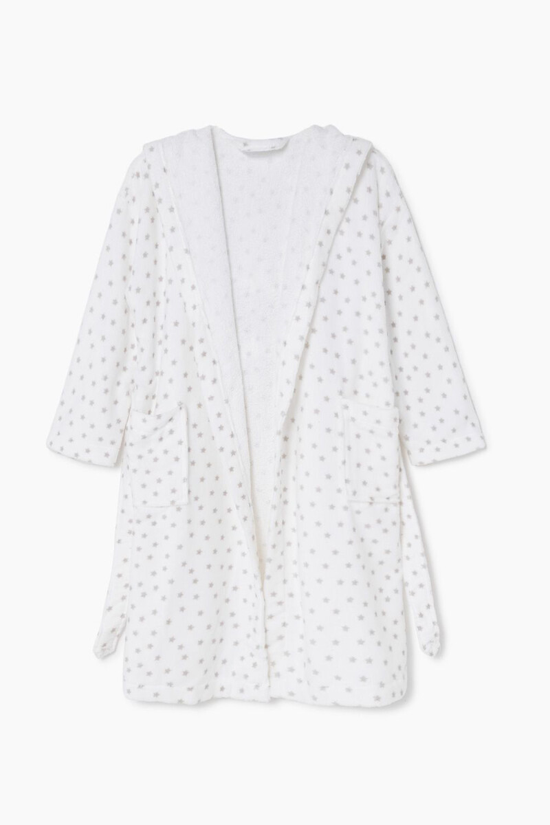women'secret Albornoz niños rizo 100% algodón estrellas