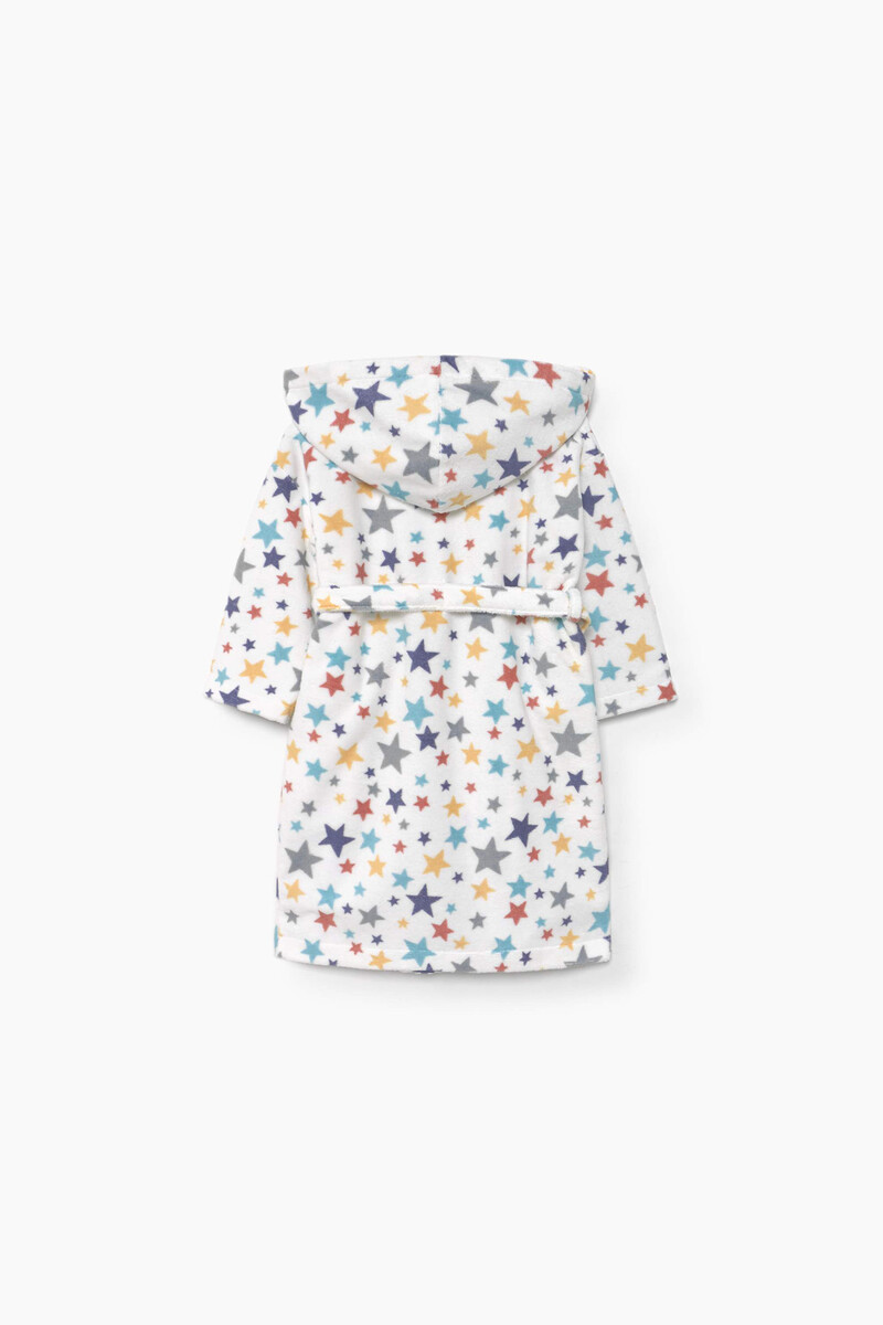 Women'secret Albornoz Niños Rizo 100% Algodón Estrellas