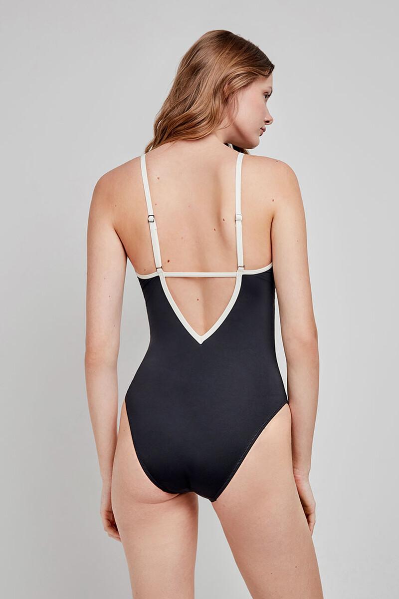 Women'secret Bañador Bandeau Bicolor Relleno Extraíble