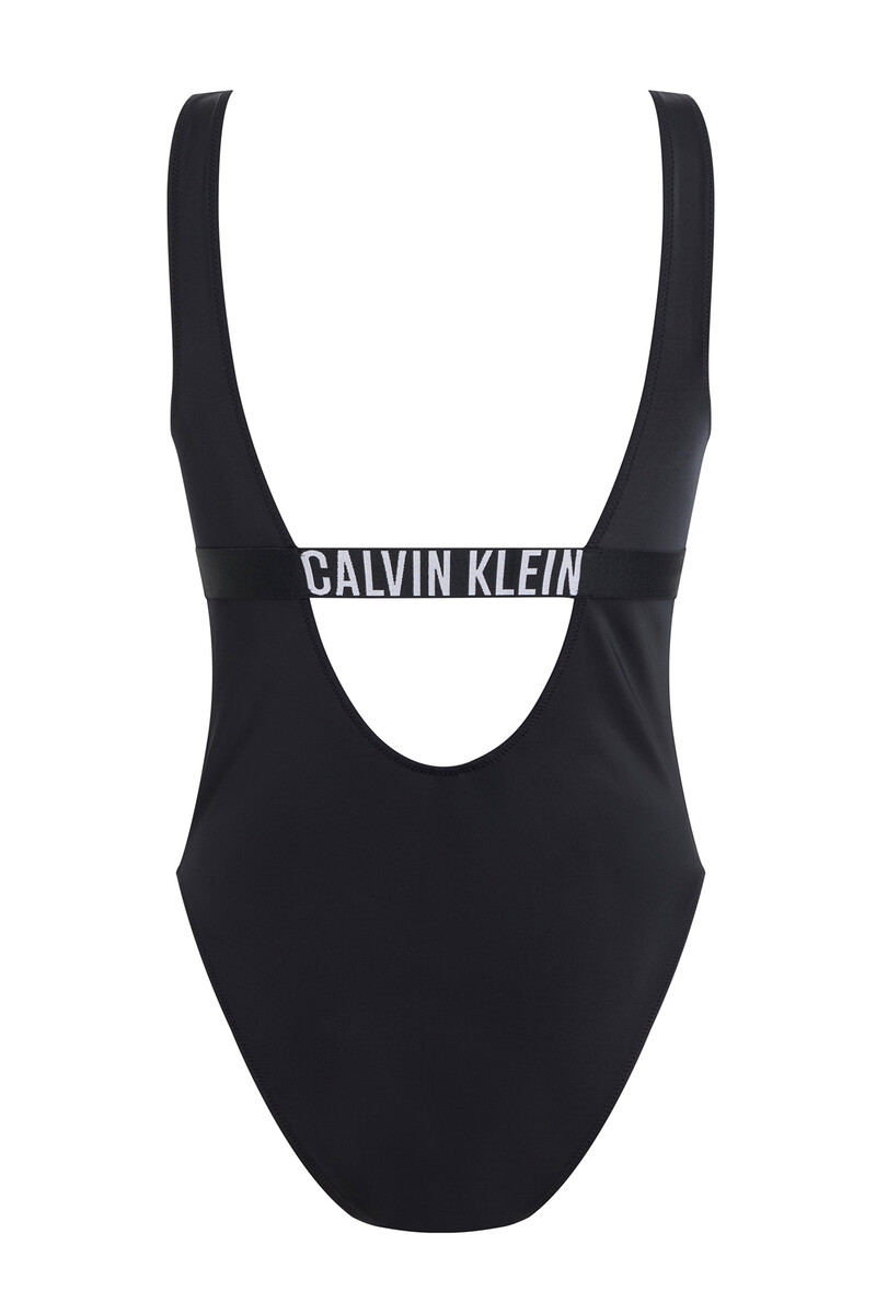 Women'secret Bañador Negro Cut Out Logo Calvin Klein