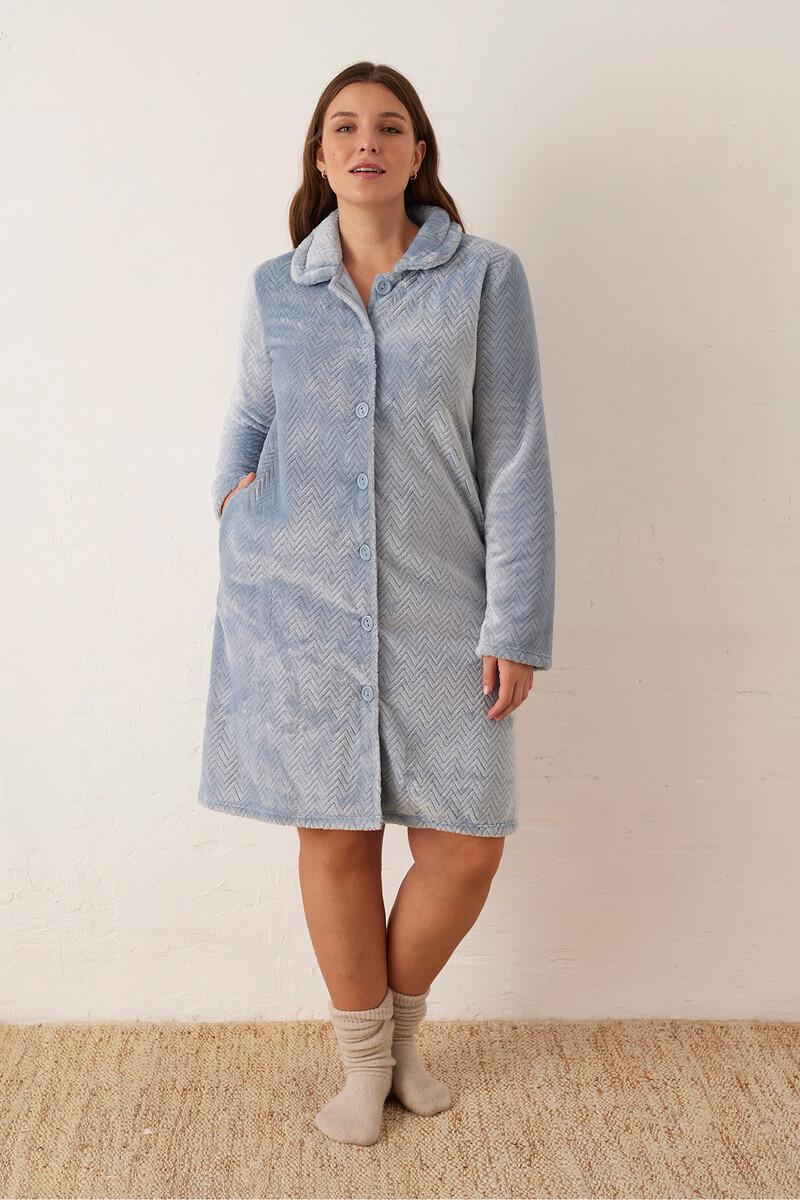 women'secret Bata abotonada largo midi tejido sedalina jacquard
