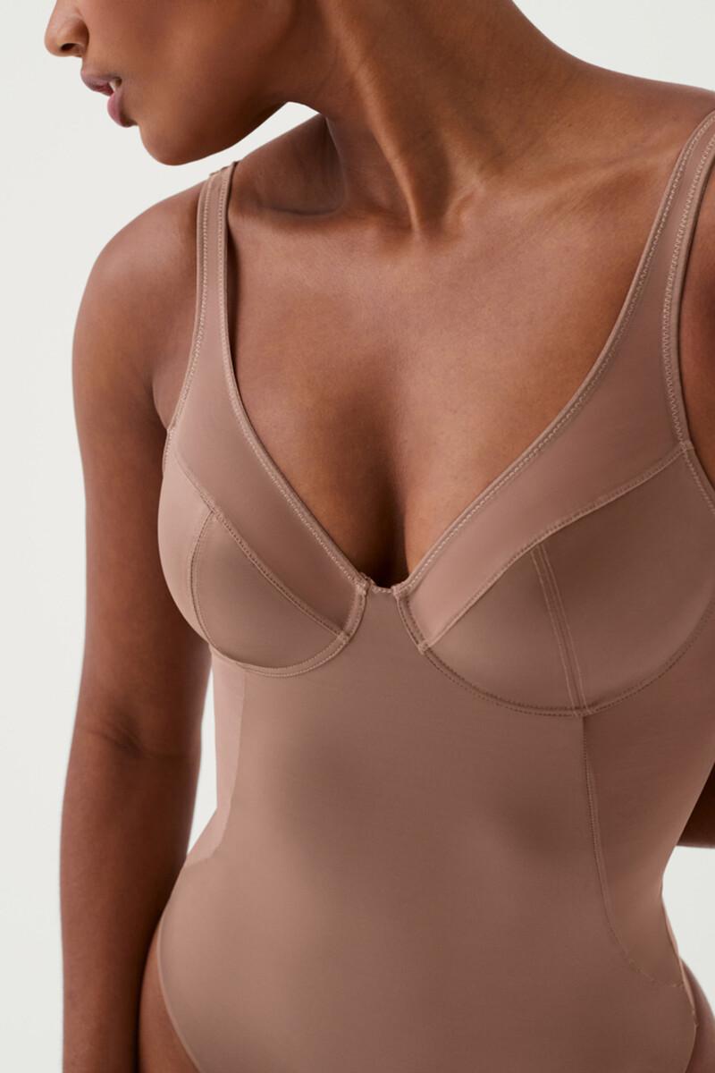 Women'secret Body Tanga De Compresión Tul Y Satén Shaping Satin