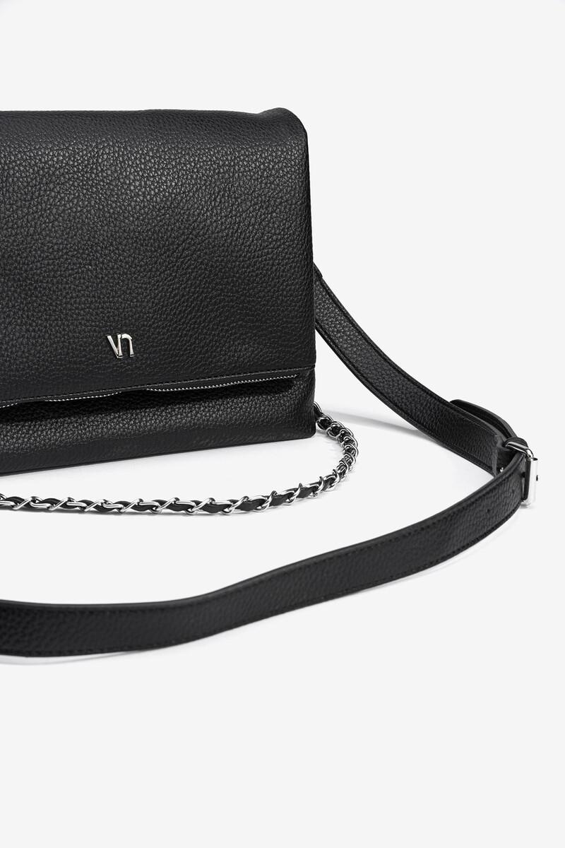 Women'secret Bolso De Hombro Efecto Piel Con Solapa