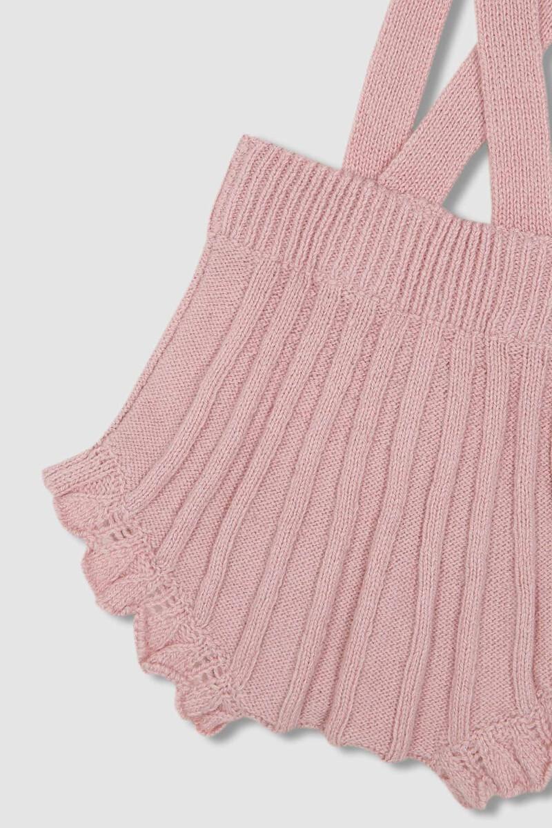 Women'secret Bombacho De Punto Con Volantes Alrededor Muslo Rosa