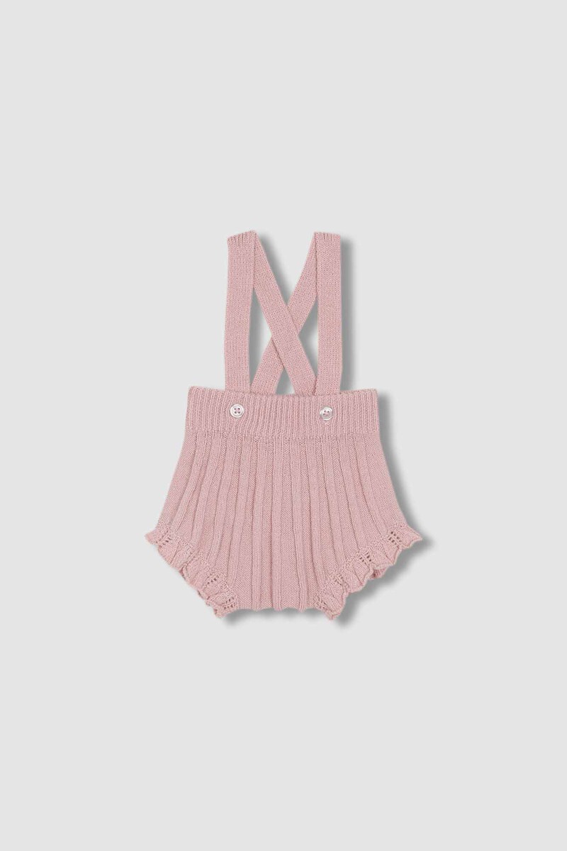 women'secret Bombacho de punto con volantes alrededor muslo rosa