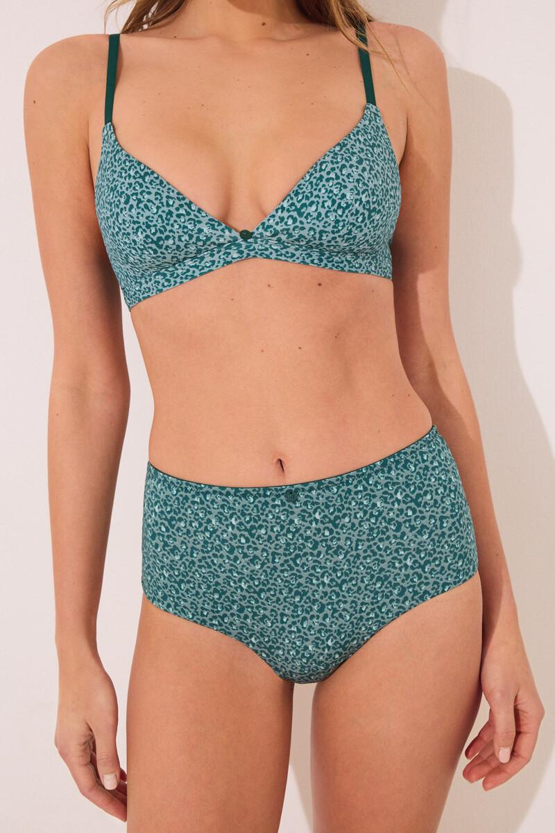 Women'secret Braga Alta Clásica Microfibra Animal Print